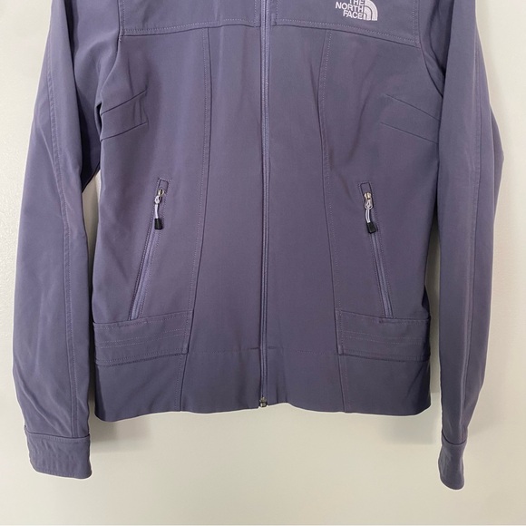 The North Face Purple Calentito Jacket Coat full-zip softshell Womens Size Small - Picture 3 of 13
